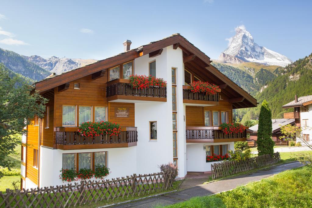 Haus Pan Leilighet Zermatt Eksteriør bilde